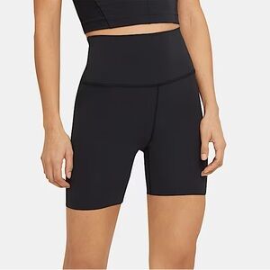 New Nike Yoga Luxe Dri-FIT High-waisted 7-inch shorts in Black